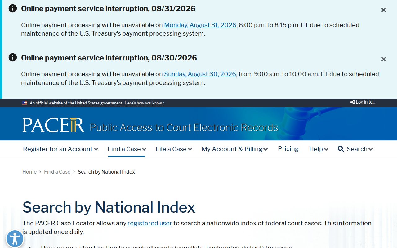 Glen Cove residents directory federal case locator search